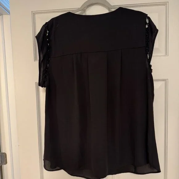 Daniel Rainn Black Blouse. 2X - Picture 3 of 4